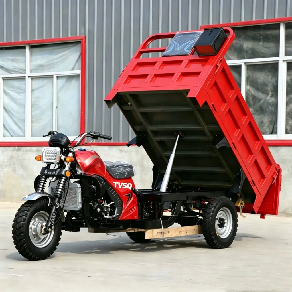 WeldSen Gasoline Zongshen Engine Heavy-Duty Agricultural Cargo Tricycle