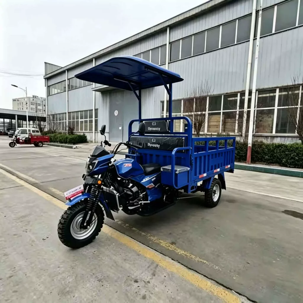 WeldSen Gasoline With Canopy Passenger Tricycle