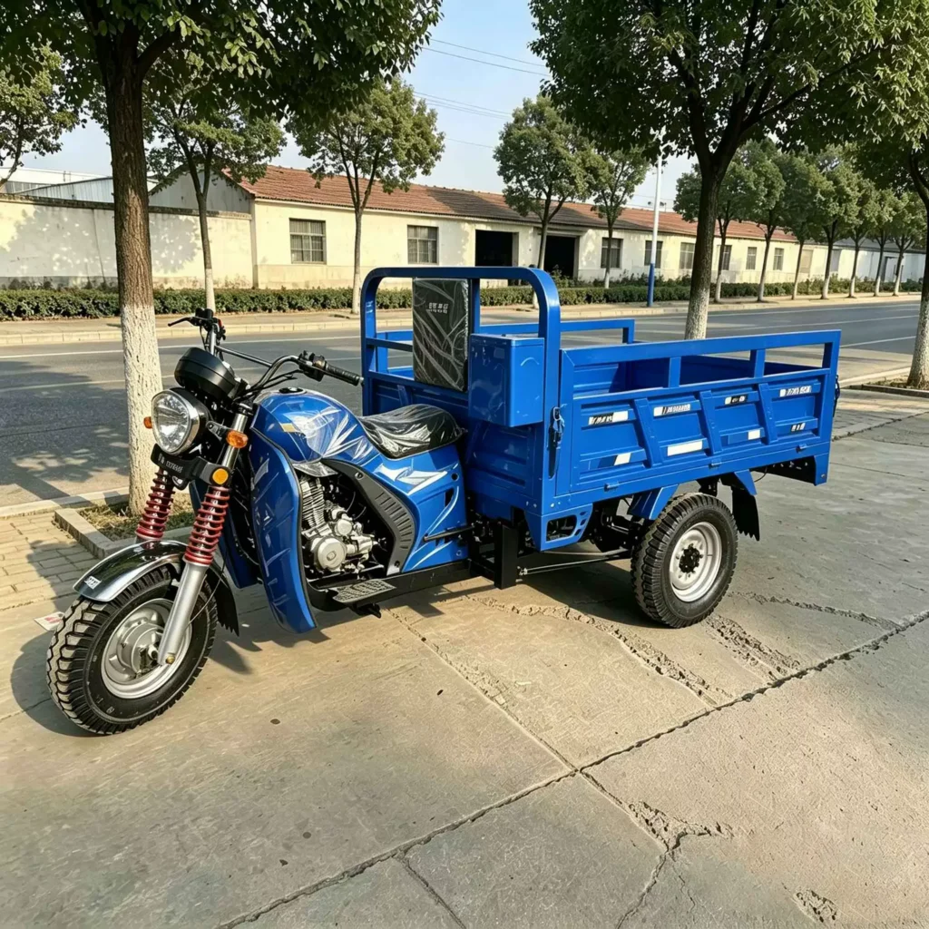 WeldSen Gasoline Self-Dumping Heavy-Duty Agricultural Cargo Tricycle