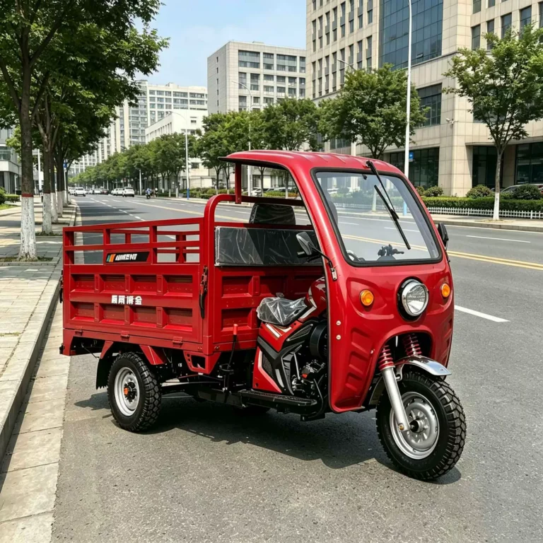 WeldSen Gasoline Self-Dumping Agricultural Cargo Tricycle for Africa