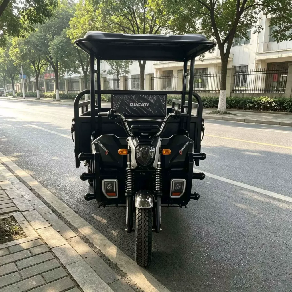 WeldSen Gasoline With Canopy Delivery Cargo Tricycle