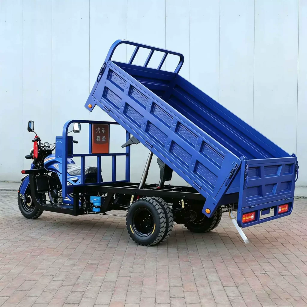 WeldSen Gasoline Heavy-Duty Five-Wheel Cargo Tricycle for Africa