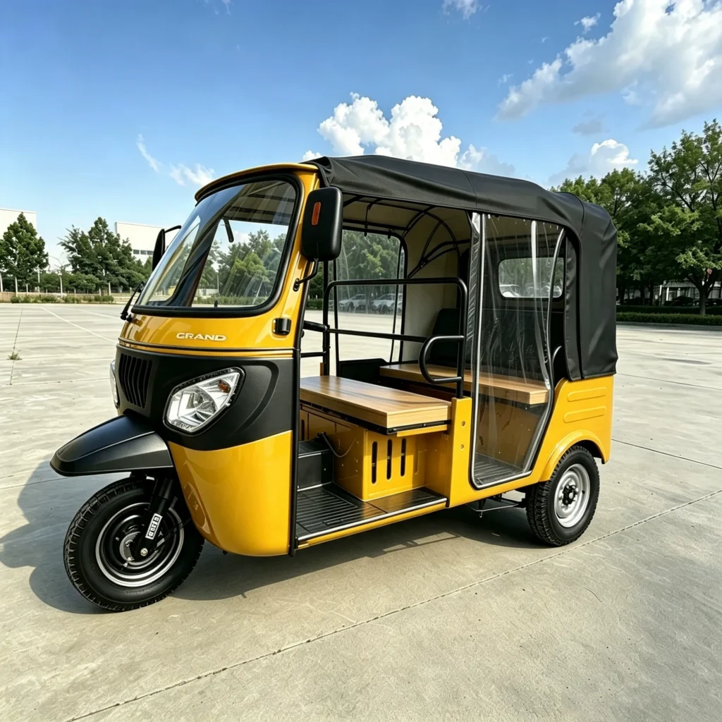 WeldSen Gasoline Bajaj-Style Dual-Row Seats Triple-Row Seats Passenger Tuk-Tuk