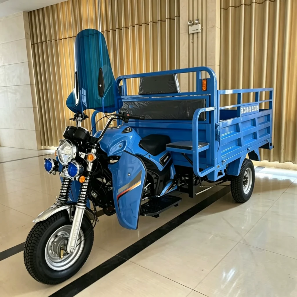 WeldSen Gasoline Fuel-Efficient Delivery Cargo Tricycle for Southeast Asia