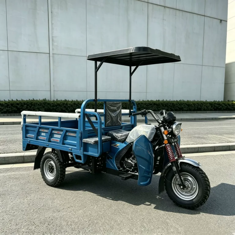WeldSen Gasoline Reinforced Body Heavy-Duty Cargo Tricycle for Africa & Southeast Asia