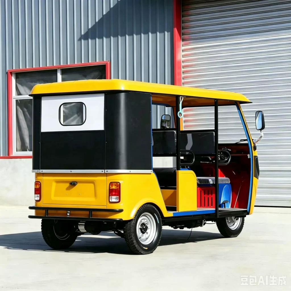 WeldSen Gasoline With Canopy Dual-Row Seats Passenger Tuk-Tuk for Southeast Asia & Africa