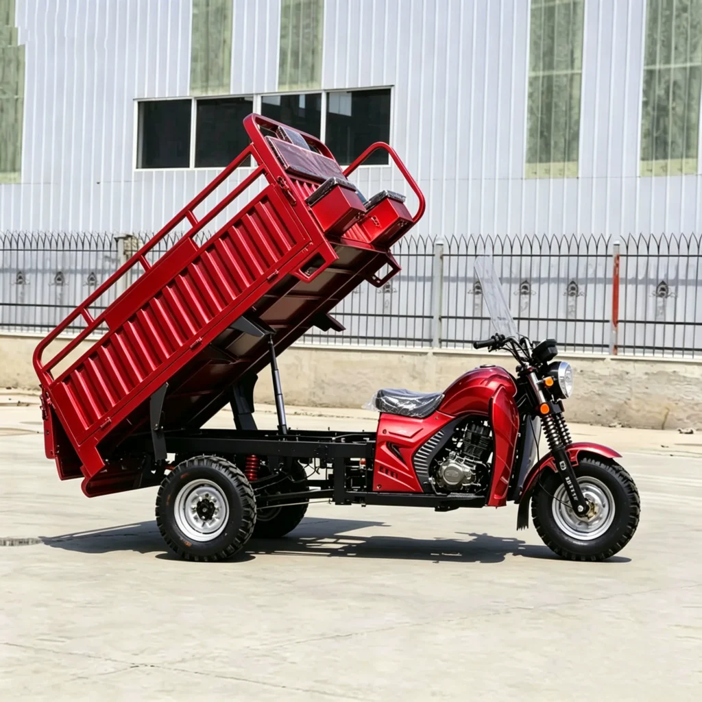 WeldSen Gasoline Reinforced Body Agricultural Cargo Tricycle