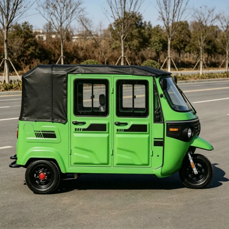 WeldSen Gasoline Enclosed Cabin Reinforced Body Passenger Tuk-Tuk for Africa & Southeast A