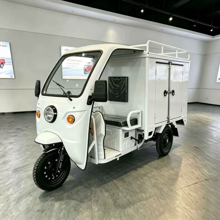 WeldSen Gasoline Enclosed Cabin Cargo Tricycle