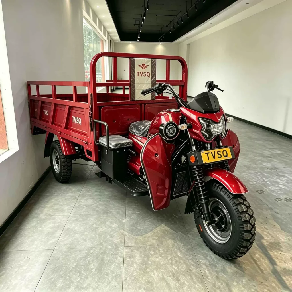 WeldSen Gasoline Self-Dumping Heavy-Duty Agricultural Cargo Tricycle