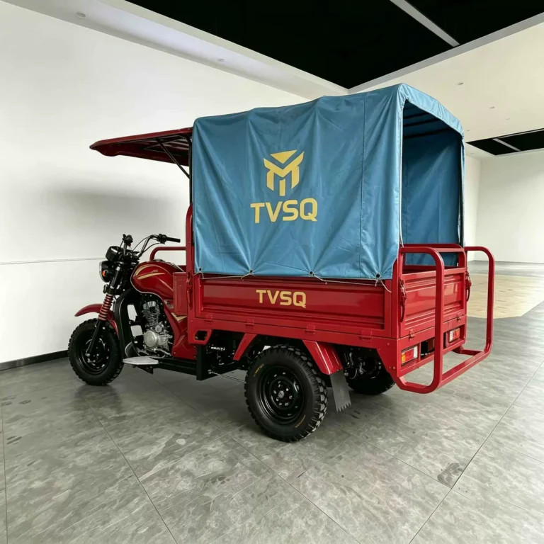 WeldSen Gasoline With Canopy Heavy-Duty Agricultural Cargo Tricycle