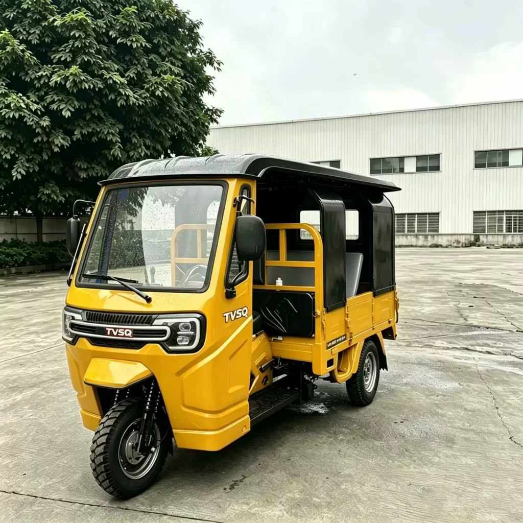 WeldSen Gasoline Enclosed Cabin With Canopy Passenger Tuk-Tuk