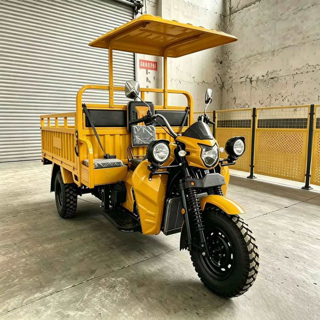 WeldSen Gasoline With Canopy Three-Wheeled Motorcycle