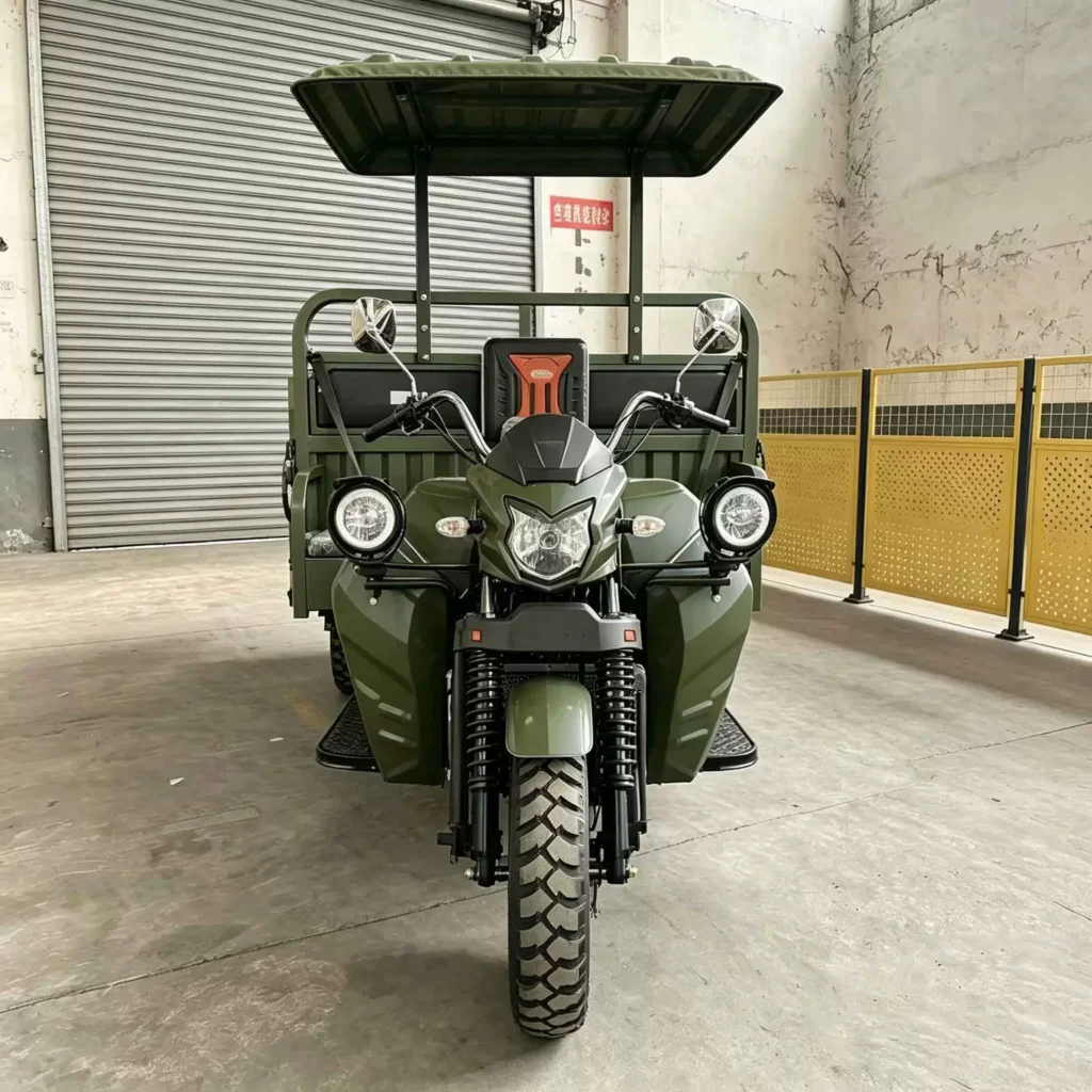 WeldSen Gasoline Self-Dumping Agricultural Cargo Tricycle