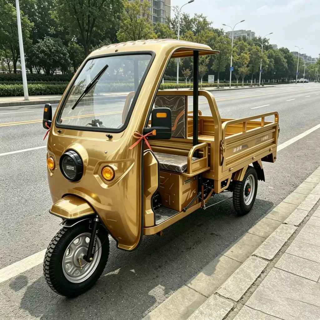 WeldSen Gasoline Reinforced Body High-Power Cargo Tricycle for Africa