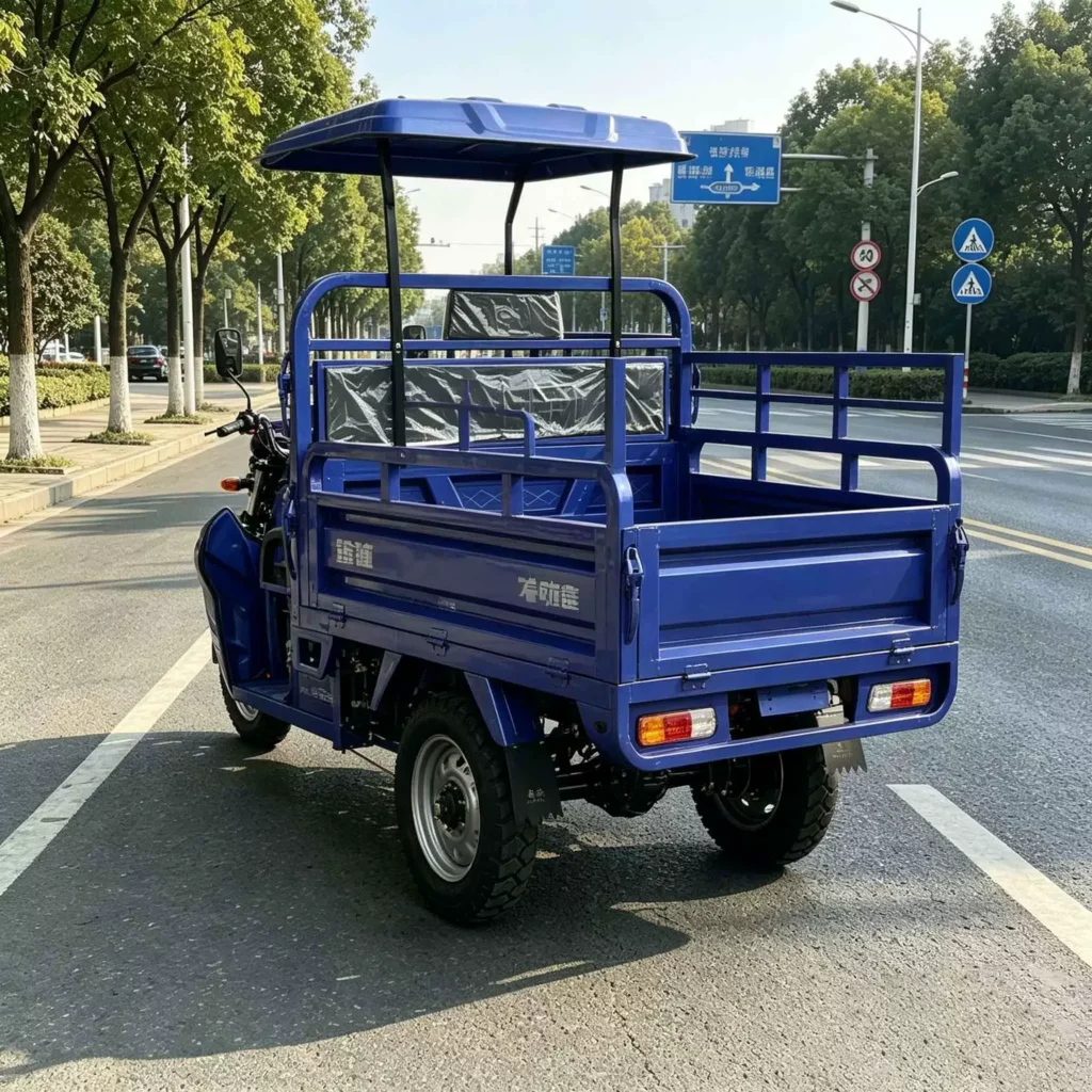 WeldSen Gasoline With Canopy High-Power Cargo Tricycle for Africa
