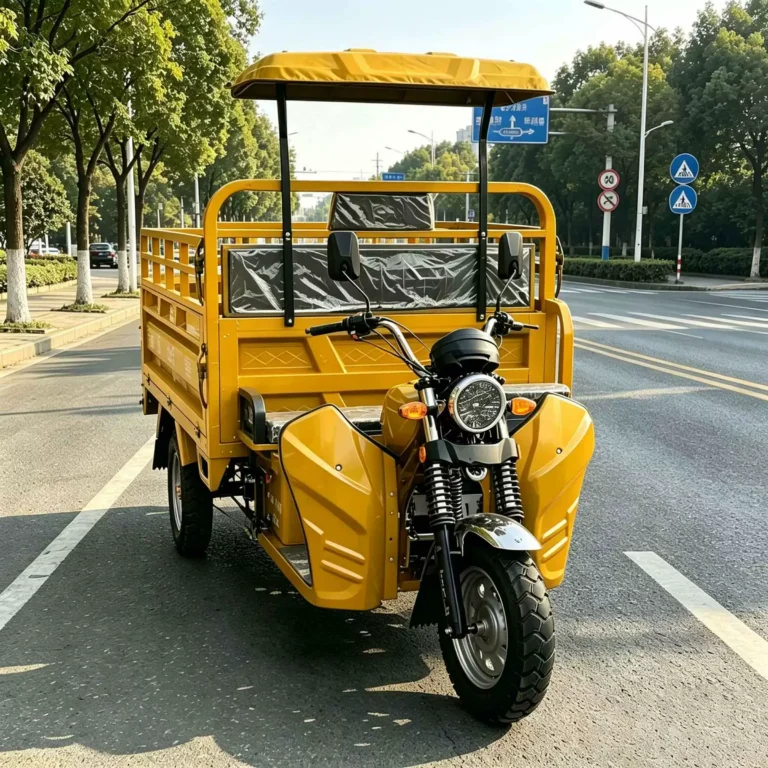 WeldSen Gasoline With Canopy Heavy-Duty Cargo Tricycle for Africa