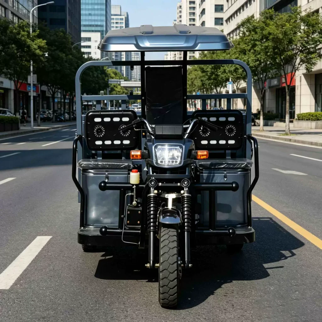 WeldSen Gasoline Self-Dumping High-Power Five-Wheel Cargo Tricycle