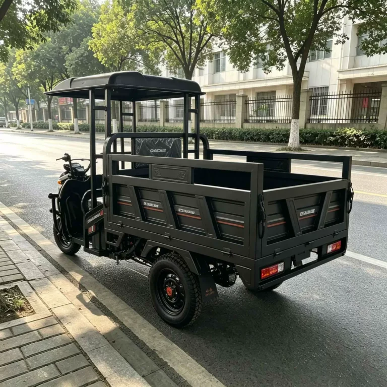 WeldSen Gasoline With Canopy Cargo Tricycle