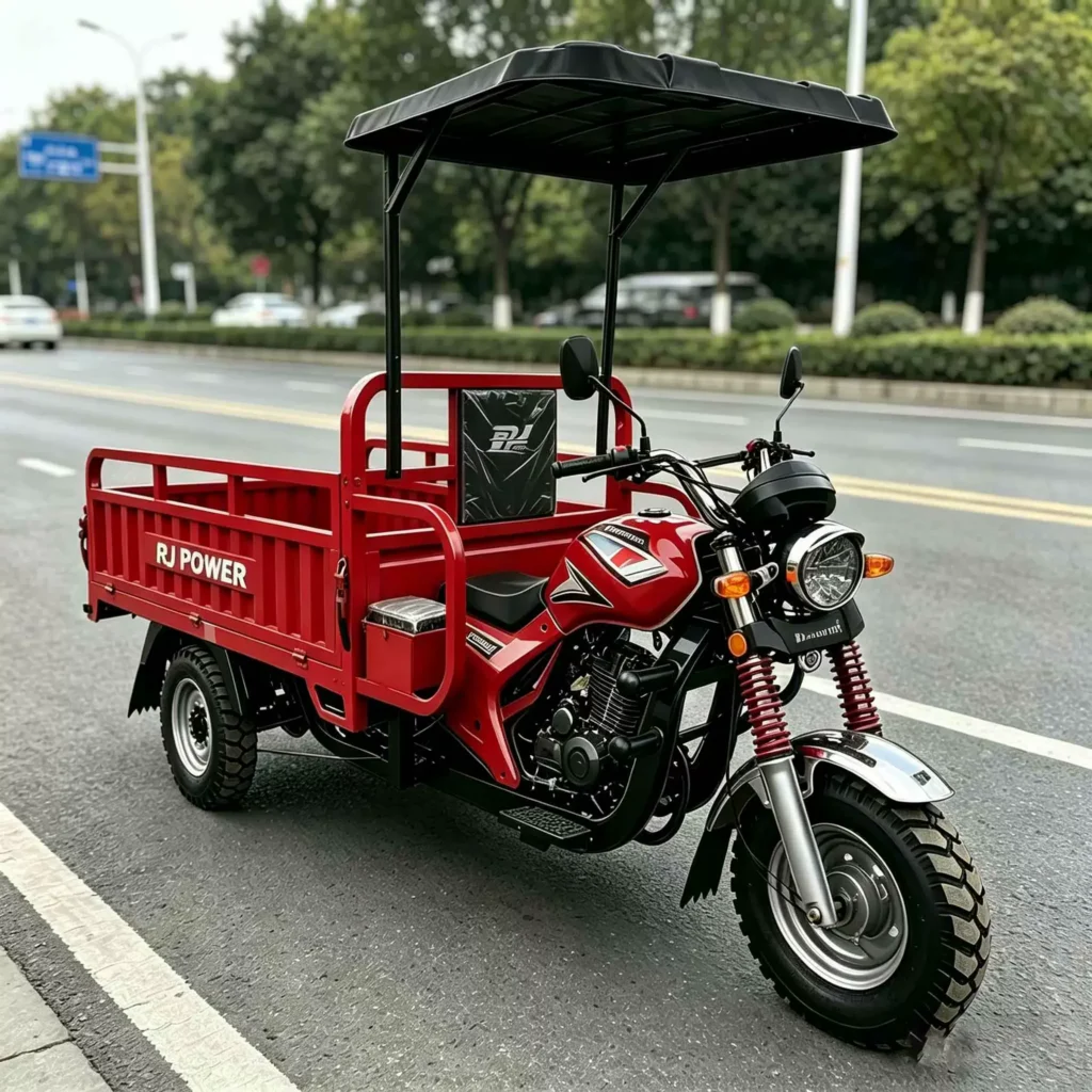 WeldSen Gasoline Self-Dumping Cargo Tricycle for Africa