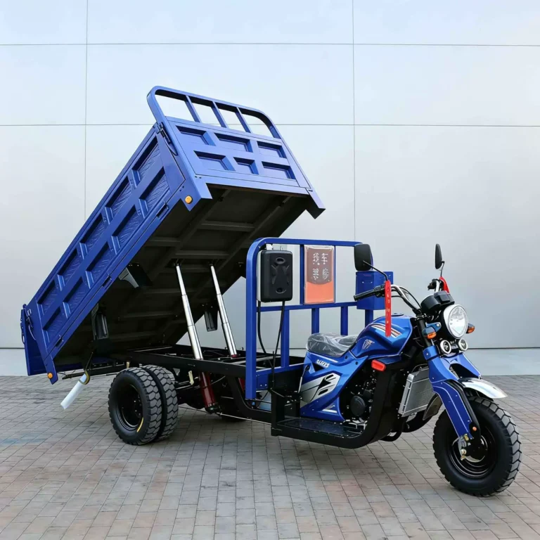WeldSen Gasoline Self-Dumping Water-Cooled Five-Wheel Cargo Tricycle