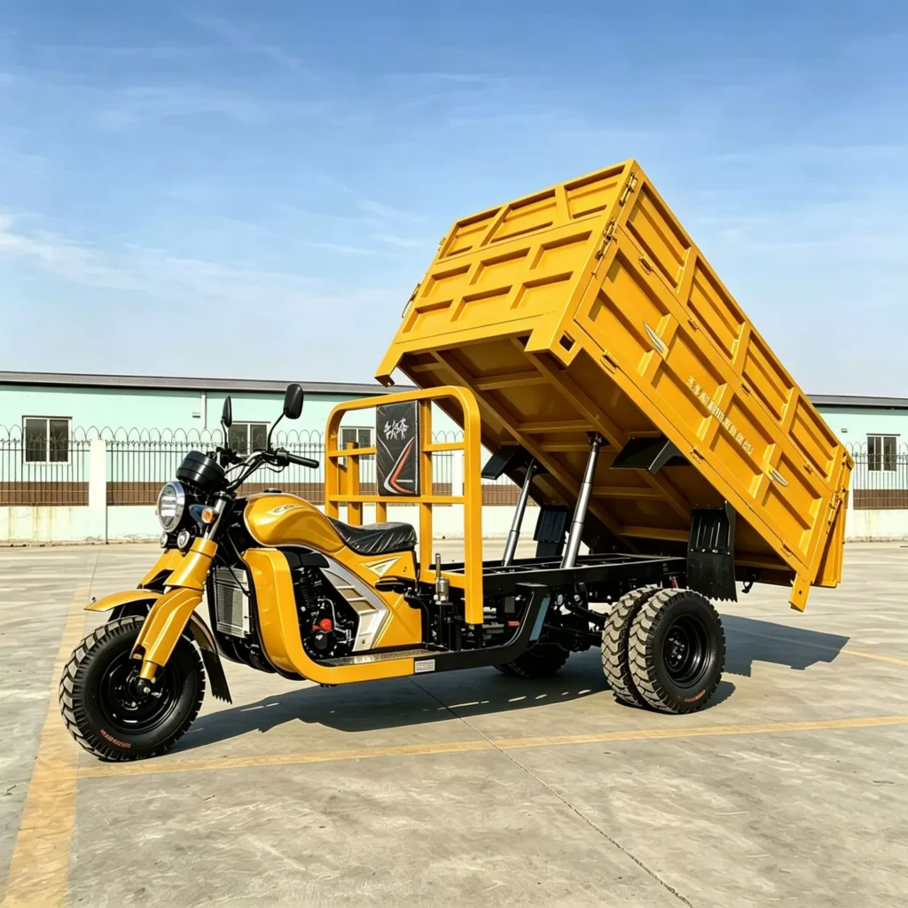WeldSen Gasoline Five-Wheel Cargo Tricycle for Southeast Asia & Africa