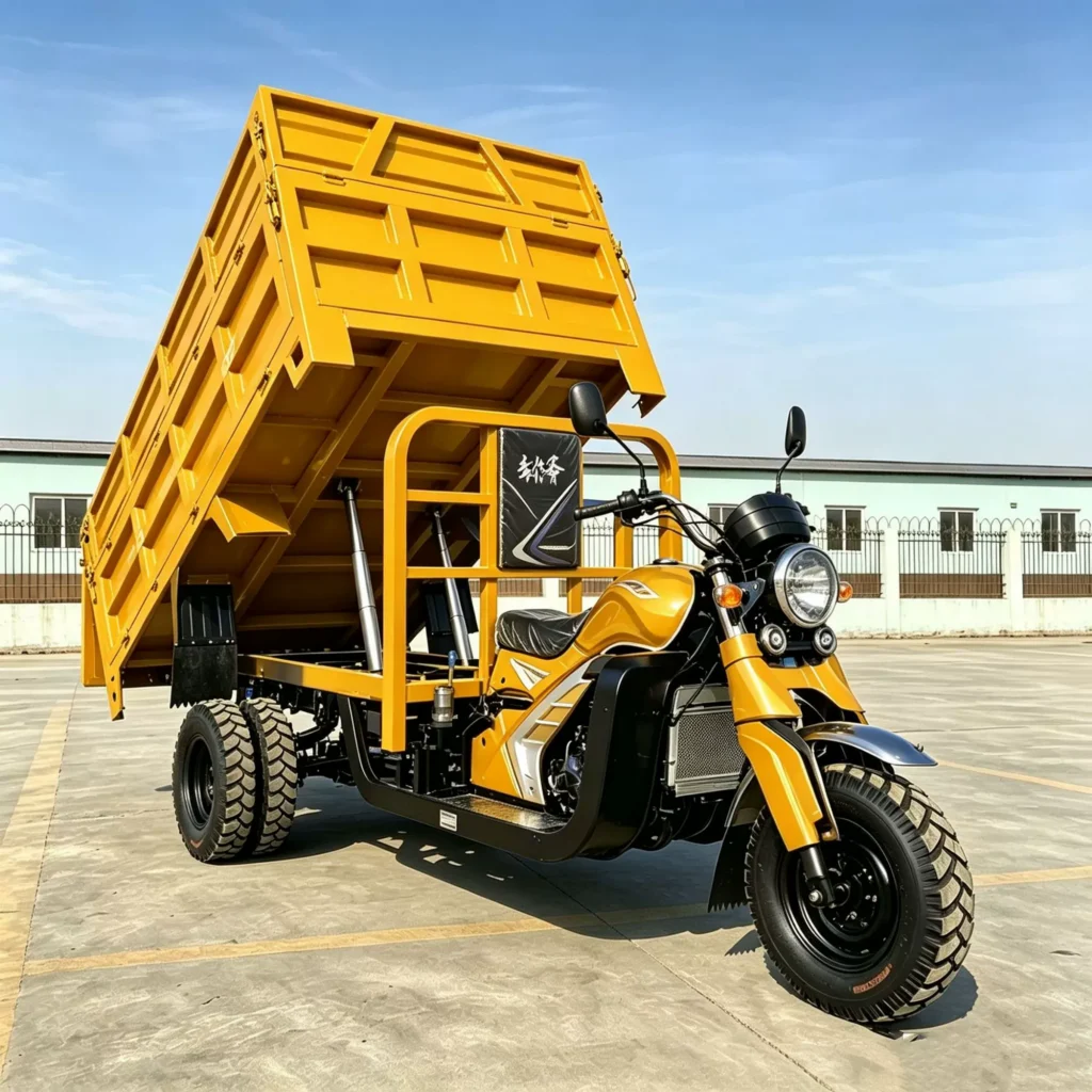 WeldSen Gasoline Five-Wheel Cargo Tricycle