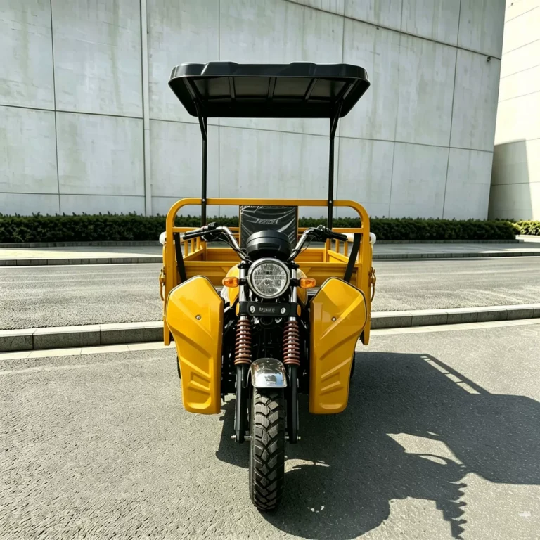 WeldSen Gasoline Self-Dumping With Canopy Agricultural Cargo Tricycle for Africa