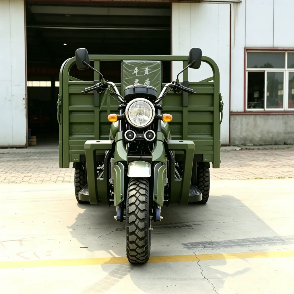 WeldSen Gasoline Self-Dumping Agricultural Cargo Tricycle for Southeast Asia