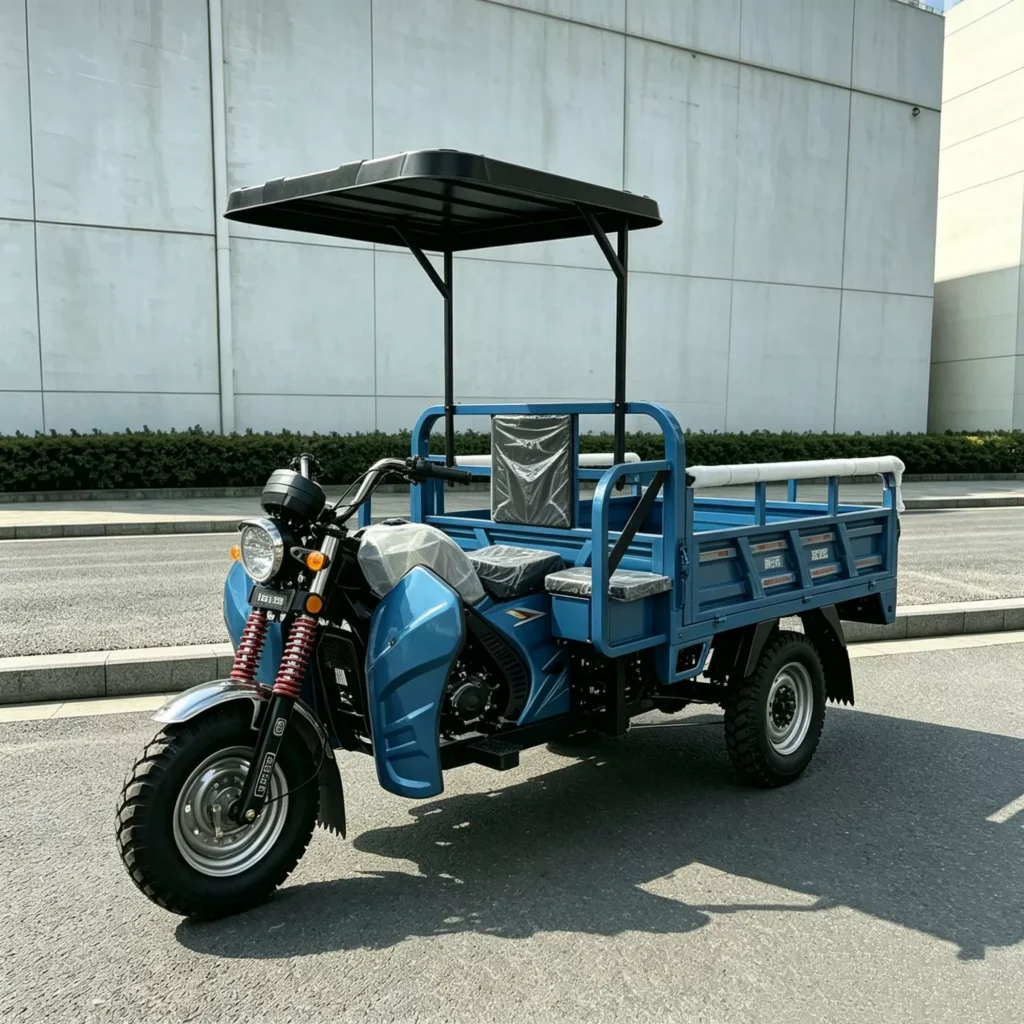 WeldSen Gasoline Reinforced Body Agricultural Cargo Tricycle