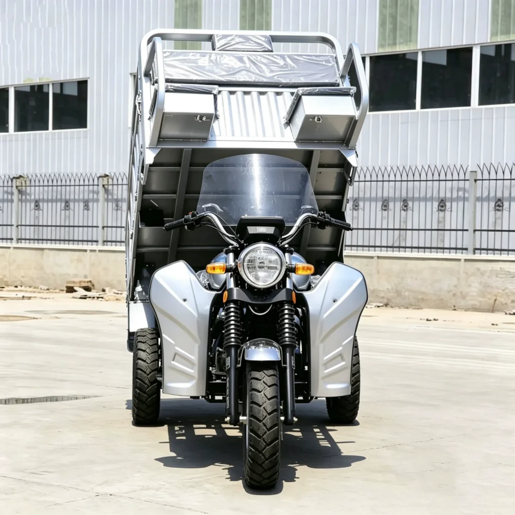 WeldSen Gasoline Self-Dumping Heavy-Duty Agricultural Cargo Tricycle