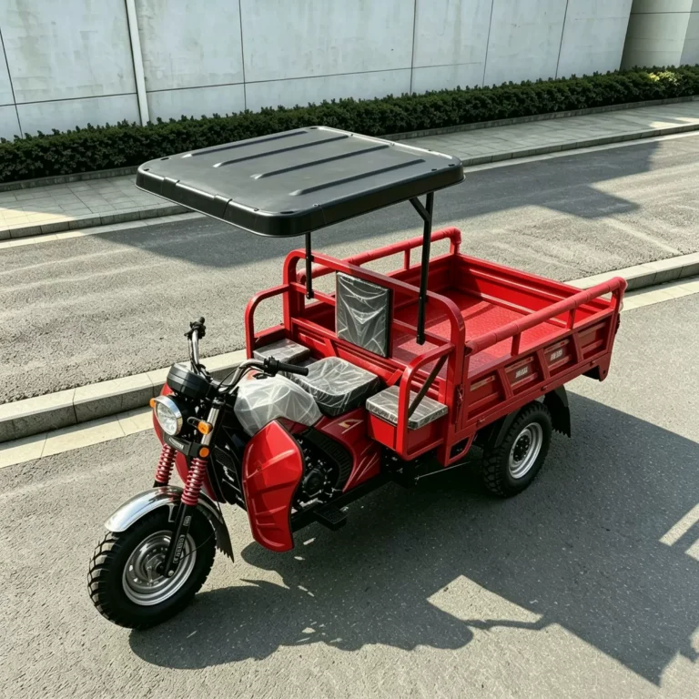 WeldSen Gasoline With Canopy Reinforced Body Three-Wheeled Motorcycle for South America