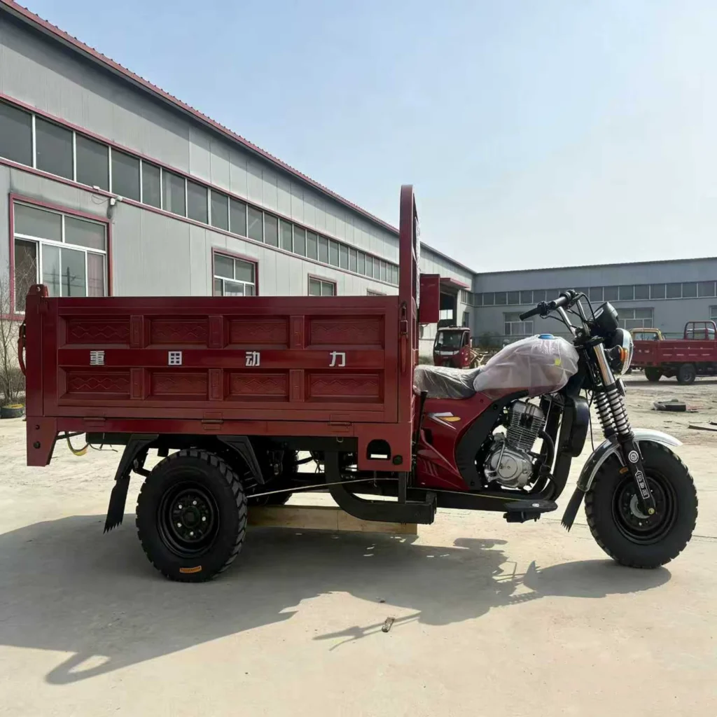 WeldSen Gasoline Reinforced Body Cargo Tricycle for Southeast Asia & Africa