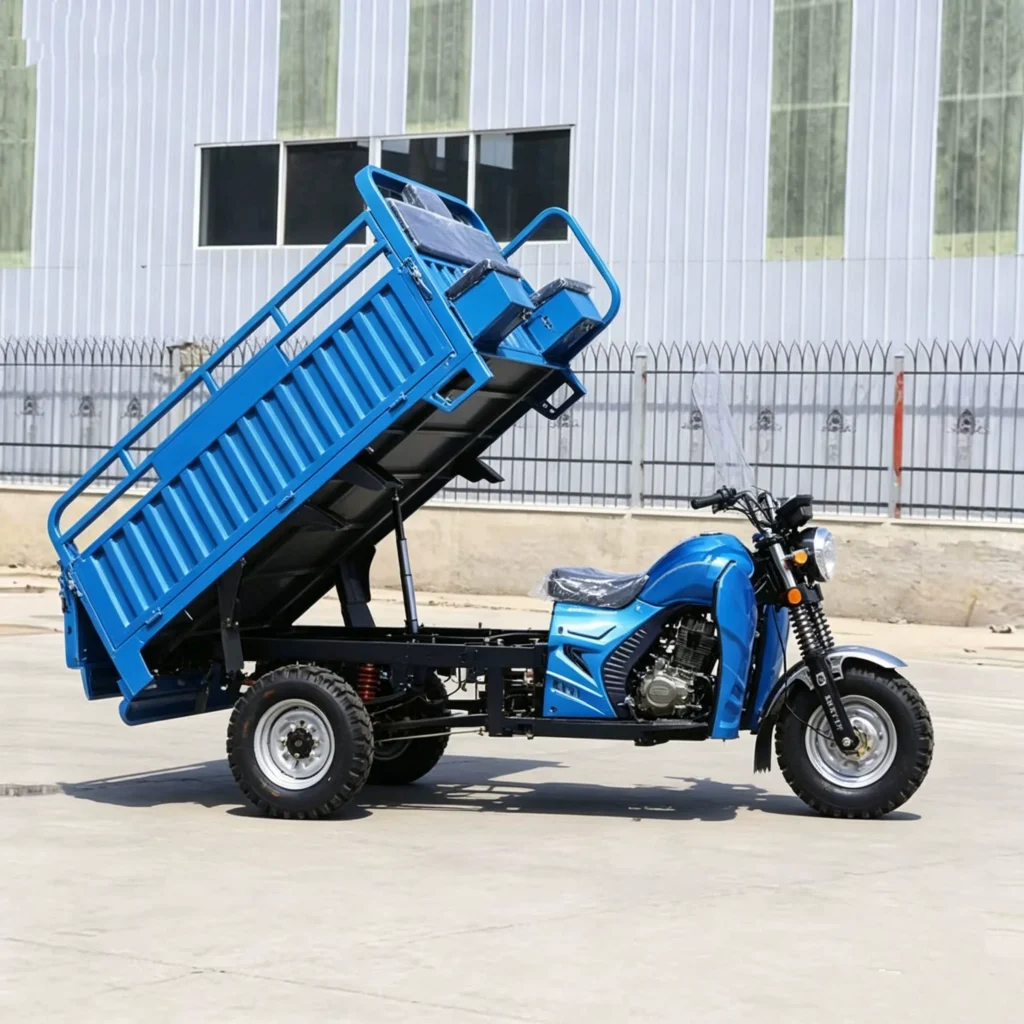 WeldSen Gasoline Self-Dumping Heavy-Duty Cargo Tricycle