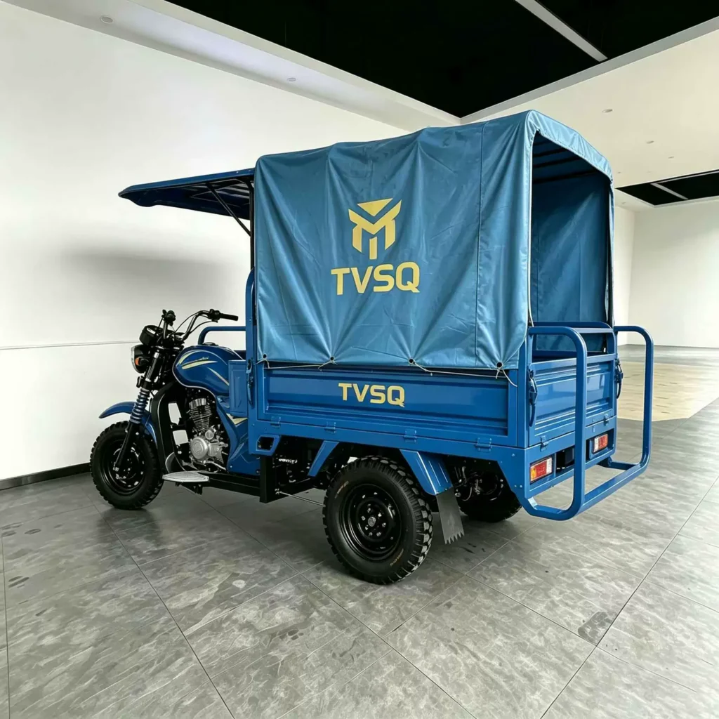 WeldSen Gasoline With Canopy High-Power Three-Wheeled Motorcycle