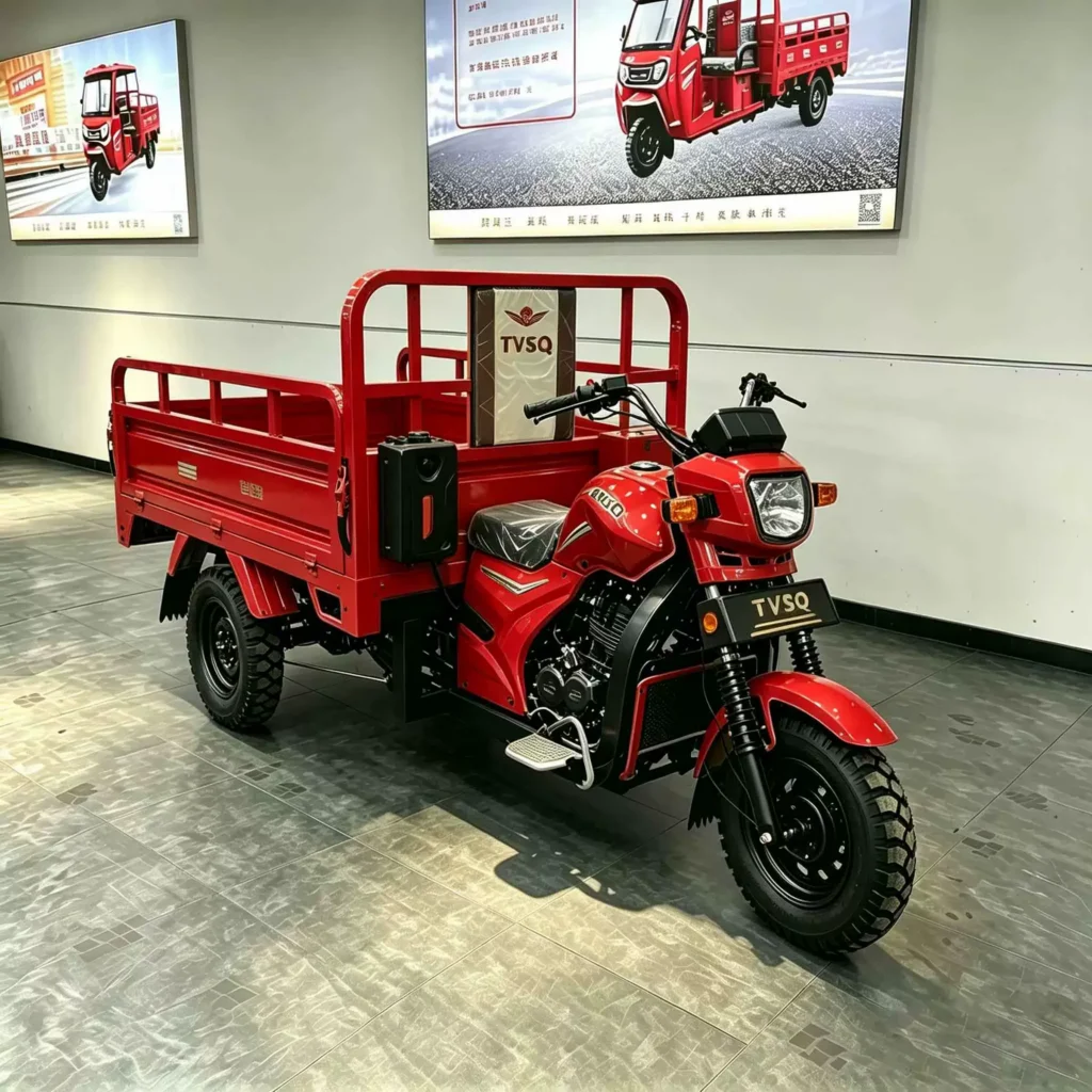 WeldSen Gasoline Self-Dumping Off-Road Agricultural Cargo Tricycle