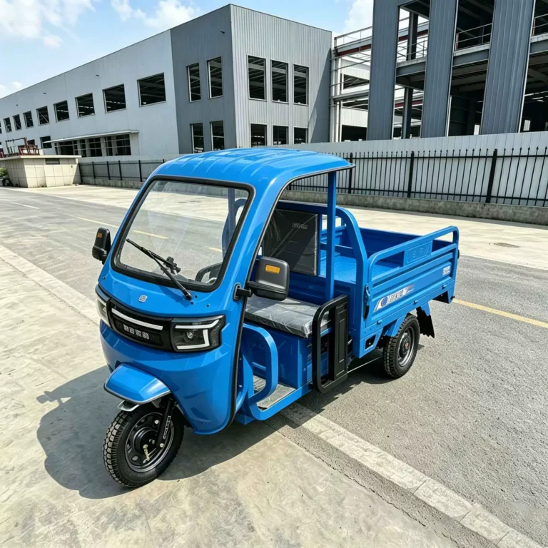 WeldSen Gasoline Enclosed Cabin Semi-Enclosed Cargo Tricycle