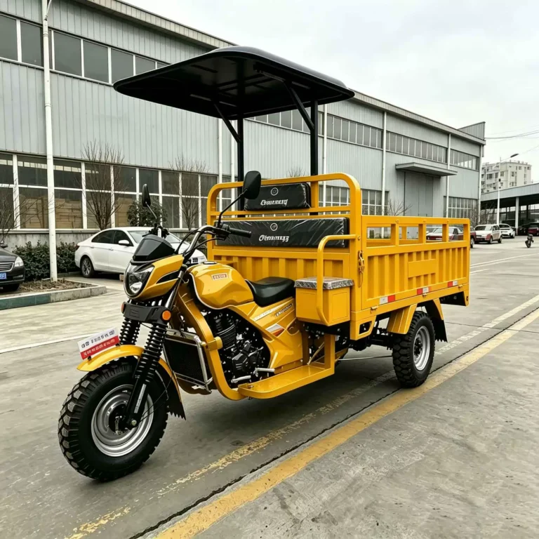 WeldSen Gasoline Self-Dumping Heavy-Duty Passenger Tricycle