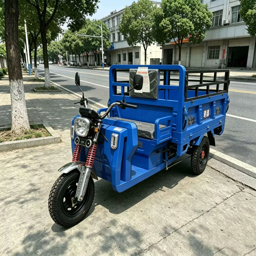 WeldSen Gasoline Self-Dumping Off-Road Agricultural Cargo Tricycle