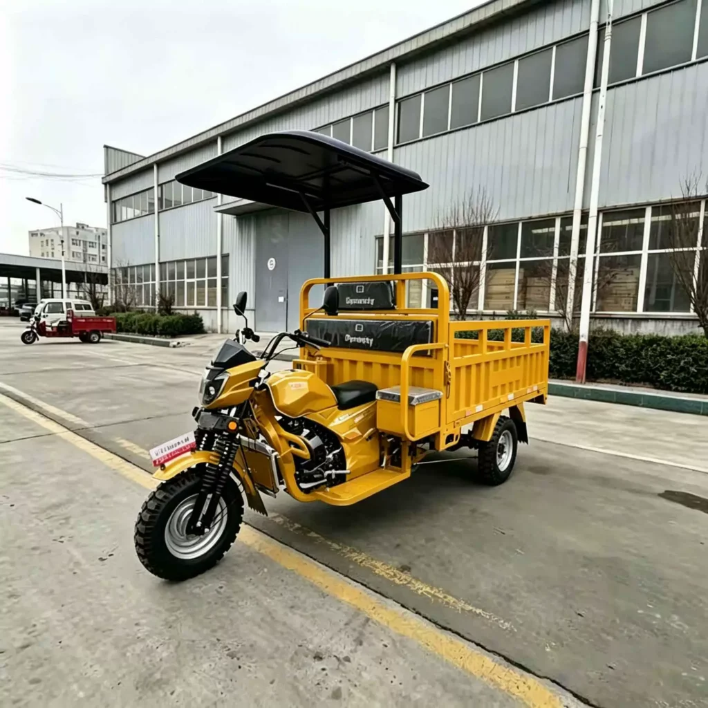 WeldSen Gasoline With Canopy Passenger Tricycle