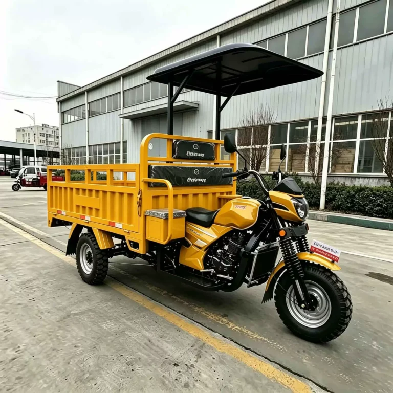 WeldSen Gasoline With Canopy Off-Road Cargo Tricycle