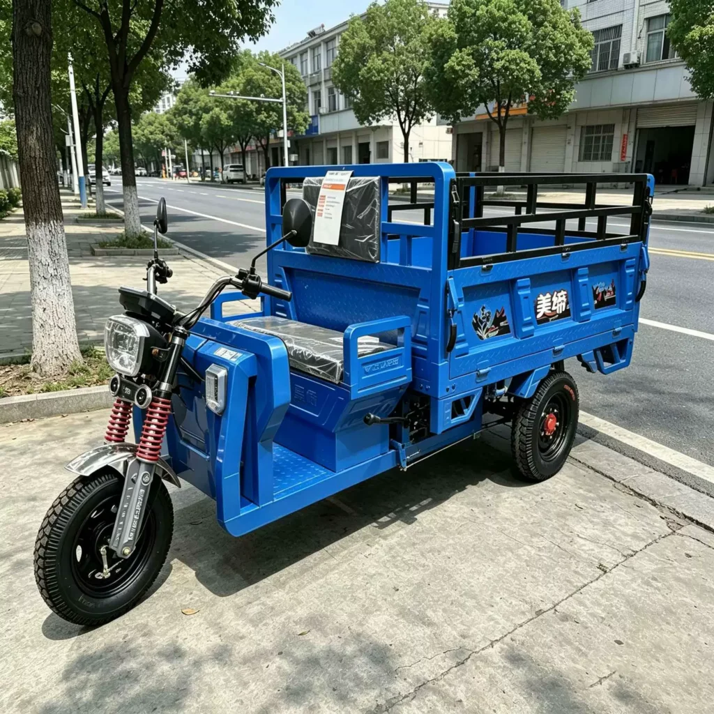 WeldSen Gasoline Self-Dumping High-Power Cargo Tricycle for Africa