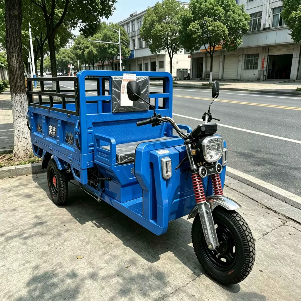 WeldSen Gasoline Self-Dumping Agricultural Cargo Tricycle