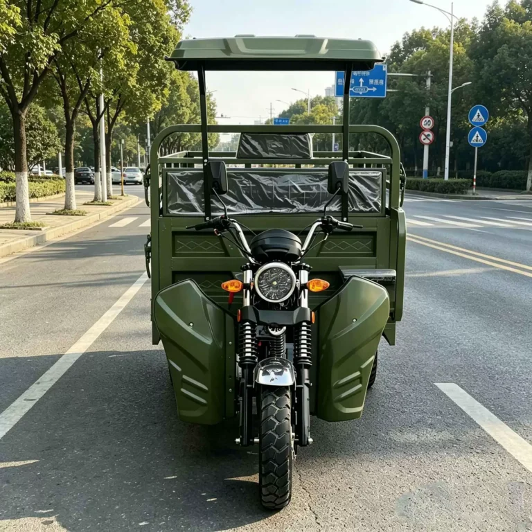 WeldSen Gasoline Self-Dumping Heavy-Duty Cargo Tricycle for Africa