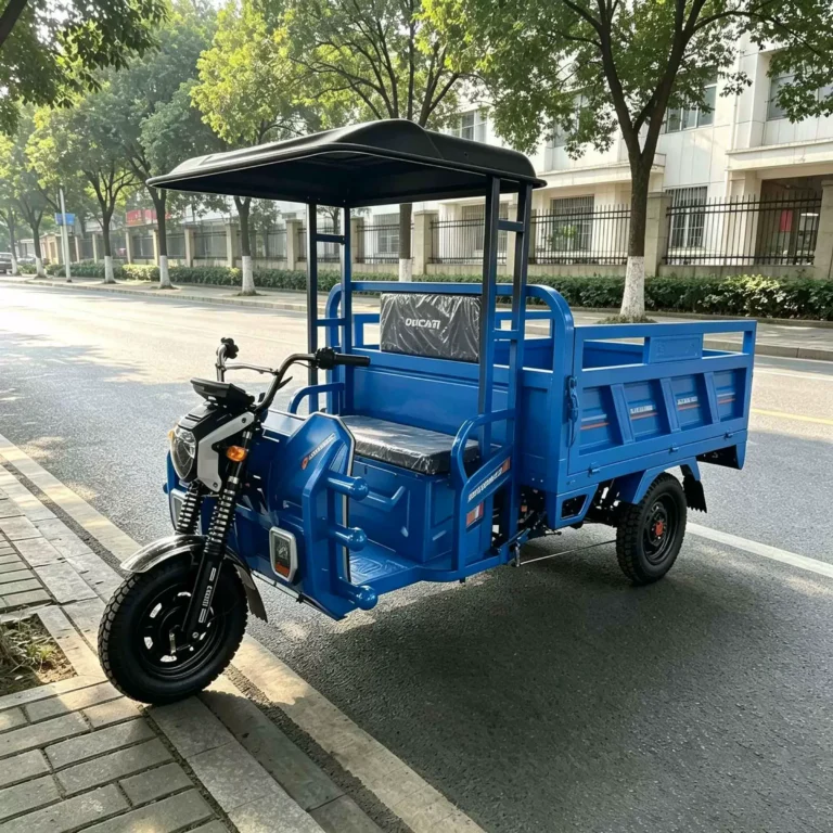 WeldSen Gasoline Self-Dumping Heavy-Duty Agricultural Cargo Tricycle