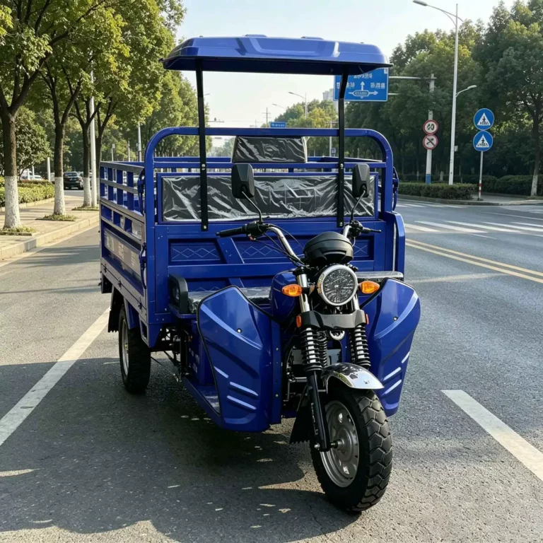 WeldSen Gasoline Self-Dumping Heavy-Duty Agricultural Cargo Tricycle