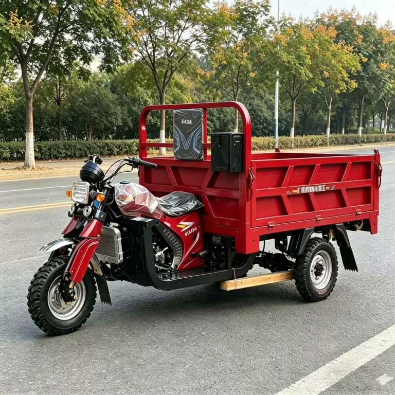 WeldSen Gasoline Self-Dumping Heavy-Duty Agricultural Cargo Tricycle for Africa