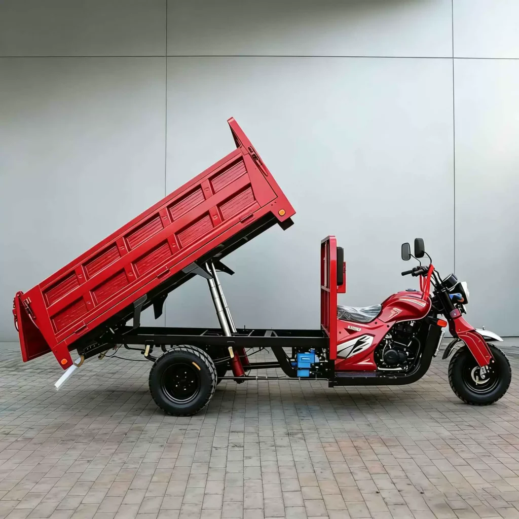 WeldSen Gasoline Heavy-Duty Five-Wheel Cargo Tricycle for Africa