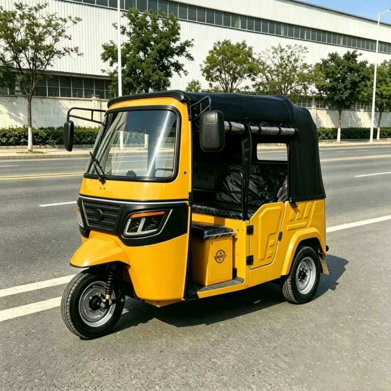 WeldSen Gasoline Enclosed Cabin Semi-Enclosed Passenger Tuk-Tuk for East Africa