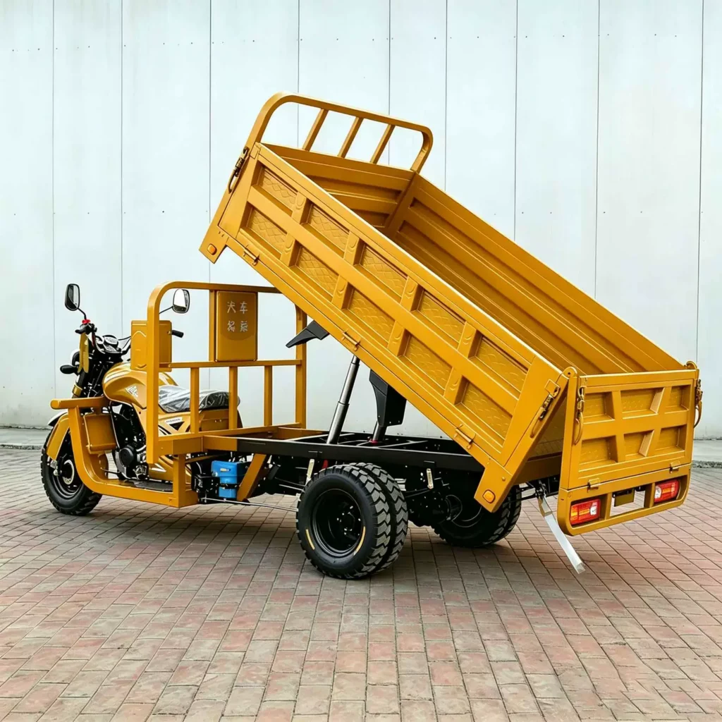 WeldSen Gasoline Five-Wheel Cargo Tricycle for Africa